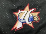 76ERS Black City Edition Top Quality NBA Pocket Pants #76人队