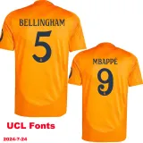 2024-25 RMA Away Long Sleeve Soccer Jersey (长袖)