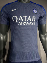 2024-25 INT Grey Blue Player Version Training shirts