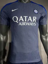 2024-25 INT Grey Blue Player Version Training shirts