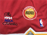 Rockets Knicks Red blue City Edition Top Quality NBA Pocket Pants * 火箭拼尼克斯