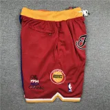 Rockets Knicks Red blue City Edition Top Quality NBA Pocket Pants * 火箭拼尼克斯