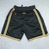 Lakers Black City Edition Top Quality NBA Pocket Pants *湖人队