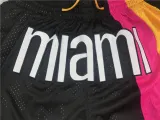 Heat Black City Edition Top Quality NBA Pocket Pants *热火彩虹版