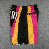 Heat Black City Edition Top Quality NBA Pocket Pants (热火彩虹版)
