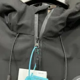 2024-25 PSG Jordan Cotton Thickened warm Black Outdoor Jackets #A805加棉冲锋衣