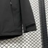 2024-25 PSG Jordan Cotton Thickened warm Black Outdoor Jackets #A805加棉冲锋衣