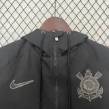 2024-25 Corinthians Black Windbreaker