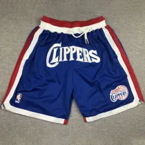 CLIPPERS Blue City Edition Top Quality NBA Pocket Pants #快船队