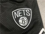 NETS Black City Edition Top Quality NBA Pocket Pants #篮网队