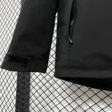 2024-25 PSG Jordan Cotton Thickened warm Black Outdoor Jackets #A805加棉冲锋衣
