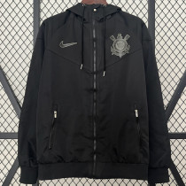 2024-25 Corinthians Black Windbreaker
