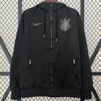 2024-25 Corinthians Black Windbreaker
