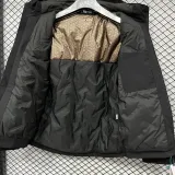 2024-25 PSG Jordan Cotton Thickened warm Black Outdoor Jackets #A805加棉冲锋衣