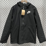 2024-25 New NK Black Outdoor Jackets #B600冲锋衣