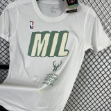 T115 Bucks MIL White High Quality Casual T-Shirt