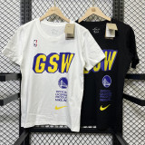 T112 Warriors GSW White High Quality Casual T-Shirt