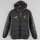 2024-25 Man City Black Hooded Cotton Coat #棉衣