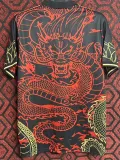 2024-25 RMA Red Black Special Edition Training Shirts (黑红龙纹)