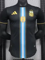 2024-25 Argentina Black Special Edition Player Version Soccer Jersey *