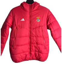 2024-25 Benfica Red Hooded Cotton Coat #棉衣