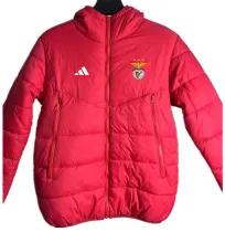 2024-25 Benfica Red Hooded Cotton Coat #棉衣