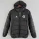 2024-25 Flamengo Black Hooded Cotton Coat #棉衣