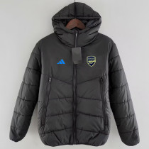 2024-25 ARS Black Hooded Cotton Coat #棉衣