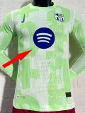 2024-25 BAR Third Long Sleeve Player Version Soccer Jersey (长袖球员)