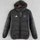 2024-25 Napoli Black Hooded Cotton Coat #棉衣