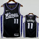 2023-24 Kings SABONIS #11 Black Top Quality Hot Pressing NBA Jersey