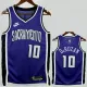 2024-25 KINGS DEROZAN #10 Purple Retro Top Quality Hot Pressing NBA Jersey(V领）