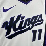 2023-24 Kings SABONIS #11 White Top Quality Hot Pressing NBA Jersey