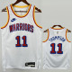 2024-25 WARRIORS THOMPSON #11 White Retro Top Quality Hot Pressing NBA Jersey