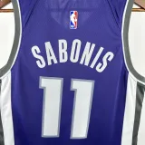 2022-23 Kings SABONIS #11 Purple Top Quality Hot Pressing NBA Jersey