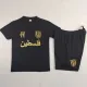 2024-25 Palestina FC Black Anniversary Edition Kids Soccer Jersey (金色广告)