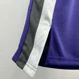 2022-23 KINGS DEROZAN #10 Purple Away Top Quality Hot Pressing NBA Jersey(V领）
