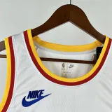 2024-25 WARRIORS THOMPSON #11 White Retro Top Quality Hot Pressing NBA Jersey