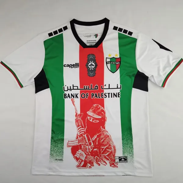 2024-25 Deportivo Palestino White Special Edition Fans Soccer Jersey