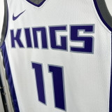 2022-23 Kings SABONIS #11 White Top Quality Hot Pressing NBA Jersey