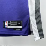 2022-23 KINGS DEROZAN #10 Purple Away Top Quality Hot Pressing NBA Jersey(V领）