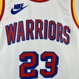 2024-25 WARRIORS GREEN #23 White Retro Top Quality Hot Pressing NBA Jersey