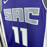 2022-23 Kings SABONIS #11 Purple Top Quality Hot Pressing NBA Jersey