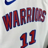 2024-25 WARRIORS THOMPSON #11 White Retro Top Quality Hot Pressing NBA Jersey