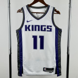 2022-23 Kings SABONIS #11 White Top Quality Hot Pressing NBA Jersey