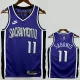 2024-25 KINGS SABONIS #11 Purple Retro Top Quality Hot Pressing NBA Jersey(V领）