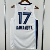 2022-23 Grizzlies KAWAMURA #17 White Top Quality Hot Pressing NBA Jersey