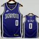 2024-25 KINGS MONK #0 Purple Retro Top Quality Hot Pressing NBA Jersey(V领）