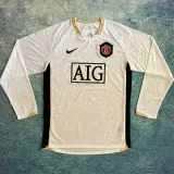 2006-2007 Man Utd Away Long sleeve Retro soccer jersey (长袖)