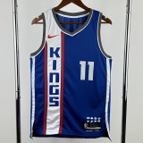 2023-24 Kings SABONIS #11 Blue City Edition Top Quality Hot Pressing NBA Jersey